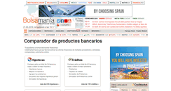 Desktop Screenshot of comparadores.bolsamania.com