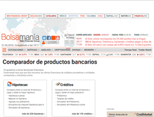 Tablet Screenshot of comparadores.bolsamania.com