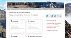 Desktop Screenshot of finanzaslabolsapirineos.bolsamania.com