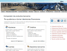 Tablet Screenshot of finanzaslabolsapirineos.bolsamania.com